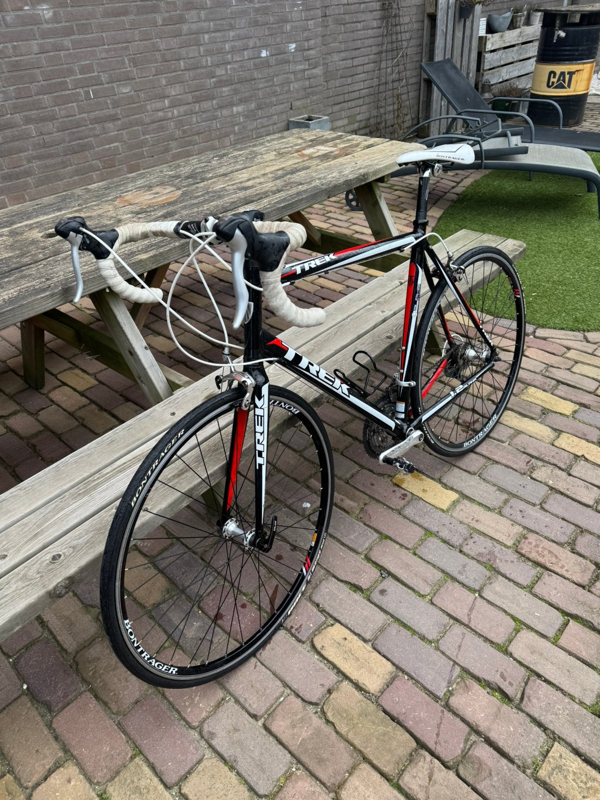 Racefiets trek, Gebruikt, Velgrem, Aluminium, Meer dan 20 versnellingen