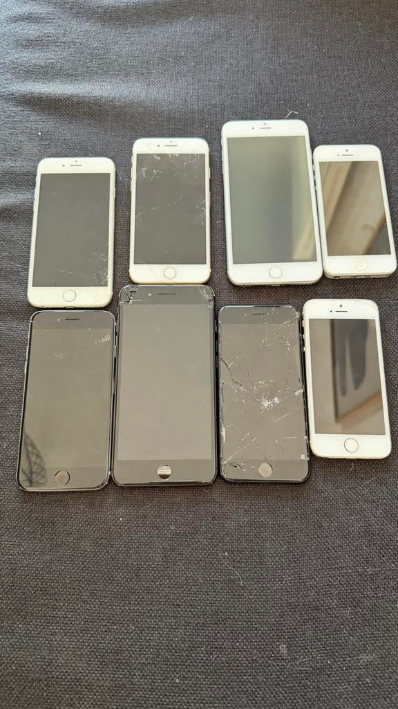 Diverse iphone’s stuk., Verzenden, Gebruikt, 64 GB, Zonder simlock