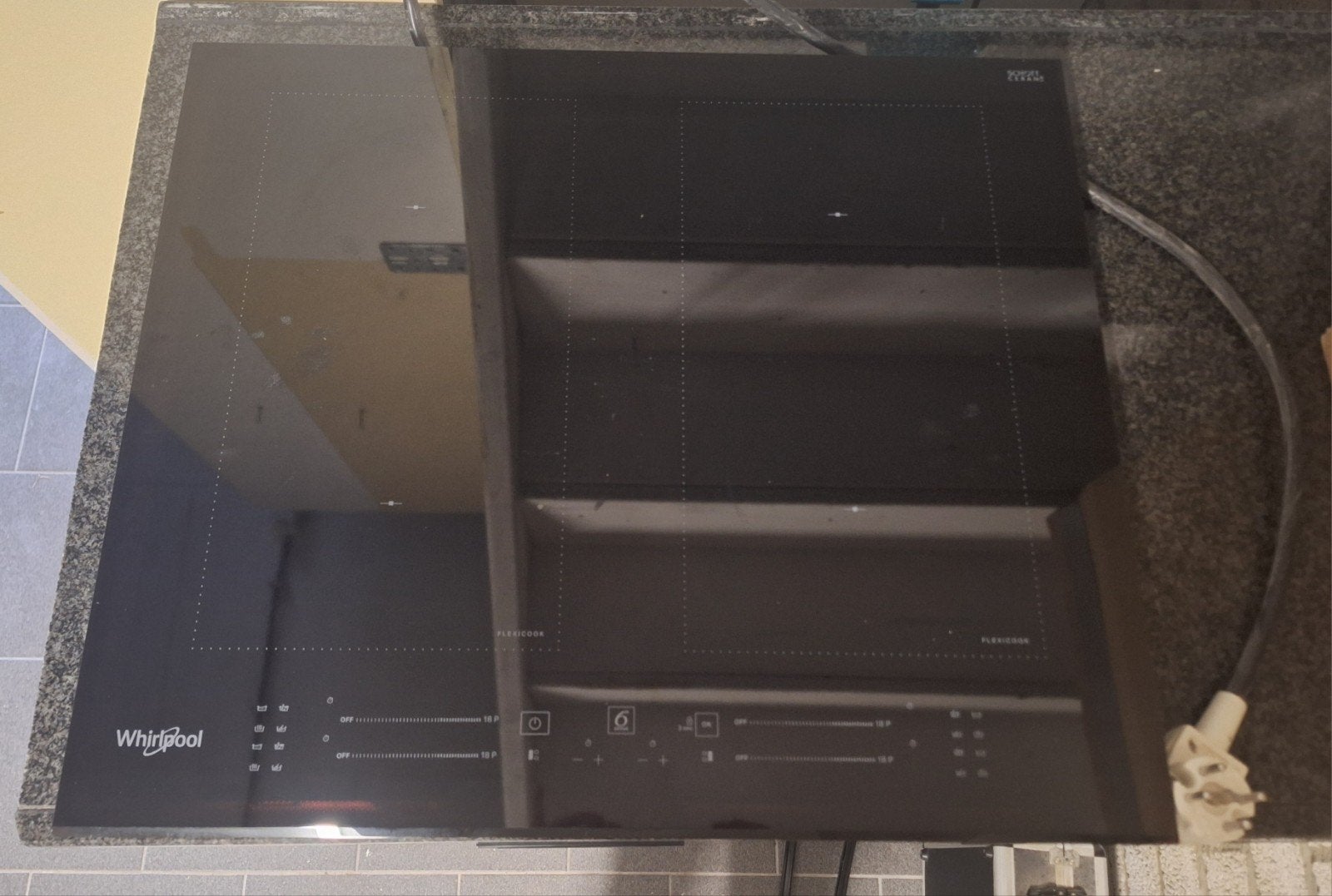 Whirlpool Inductiekookplaat met Perilex stekker, Ophalen, Zo goed als nieuw, Inbouw, Inductie