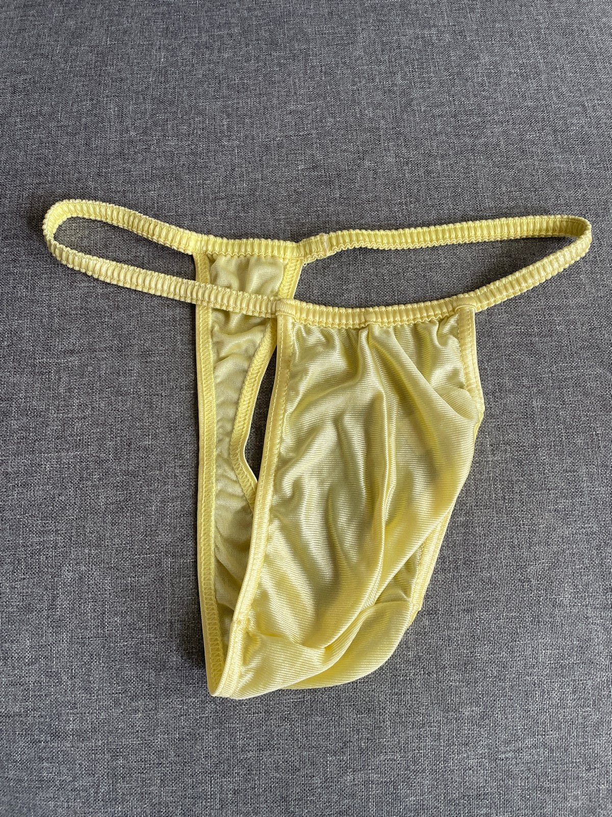 Kiniki Gele Mesh String - M, Verzenden, Geel, Slip