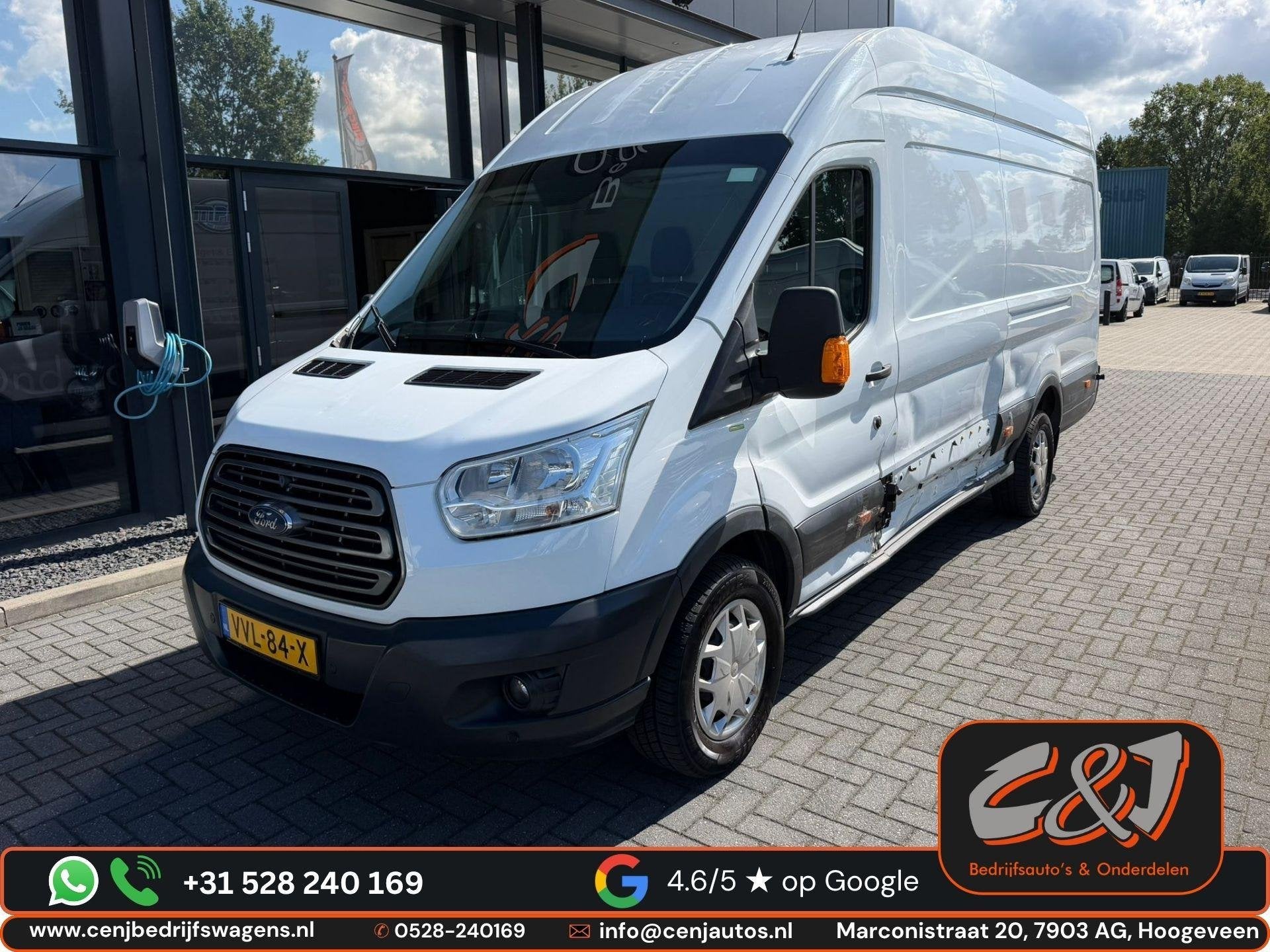 Ford Transit 350 2.0 TDCI L3H2 Trend RWD rondom schade l air, Wit, Ford, Ford Nederland B.V., Stroombaan 16
1181 VX  Amsterdam, NL