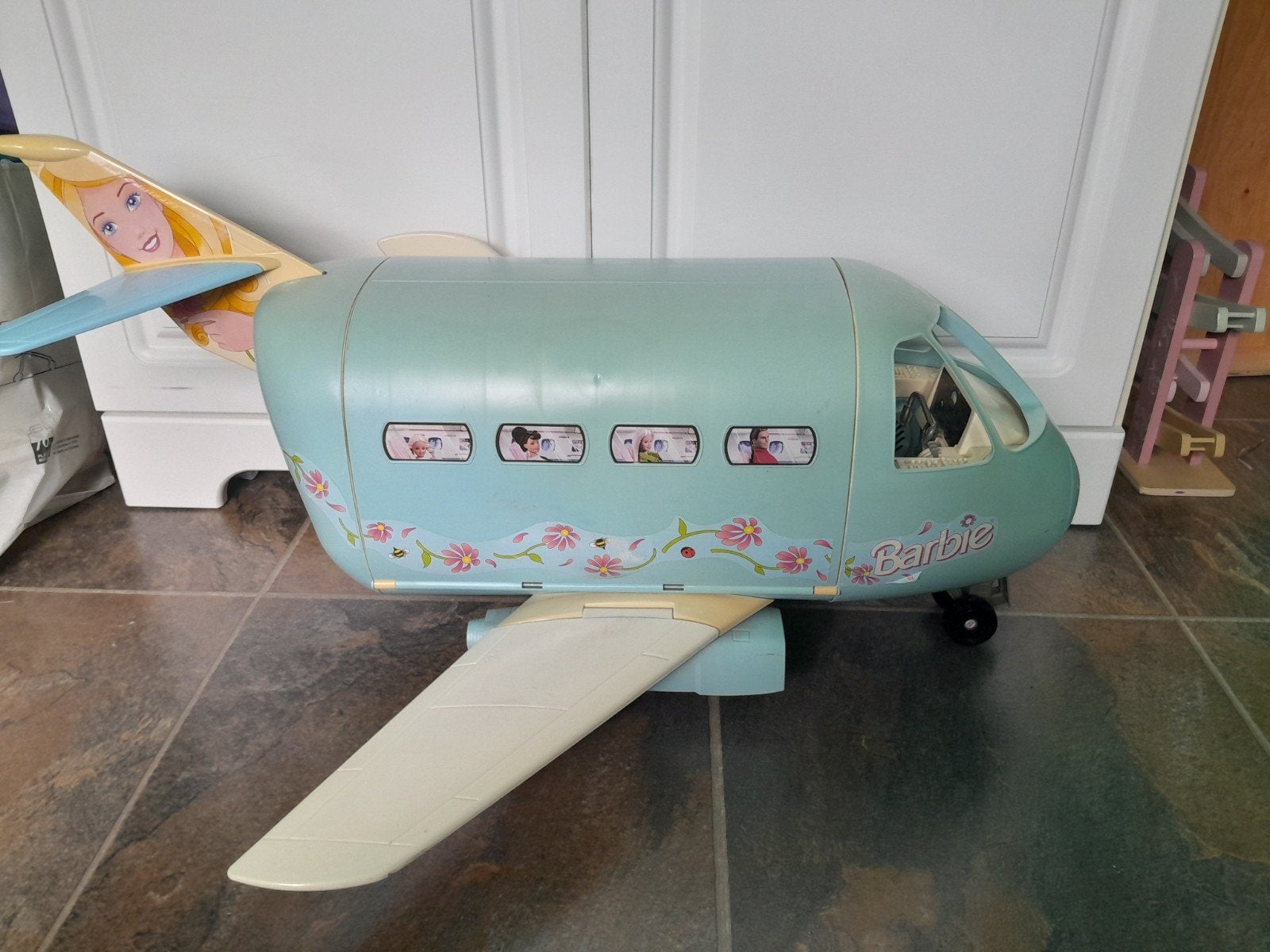 Vintage Barbie vliegtuig uit 1999, Ophalen, Gebruikt