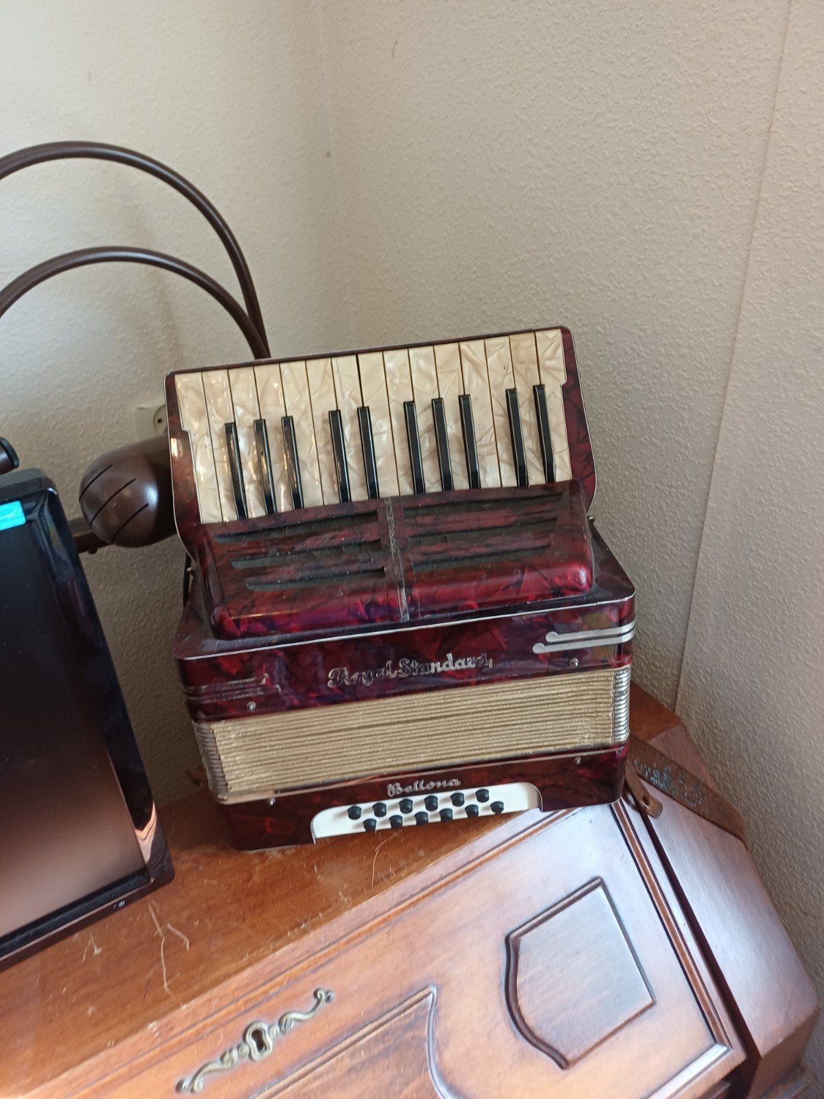 goed spelende accordeon zie foto's, Ophalen, 120-bas, Overige merken