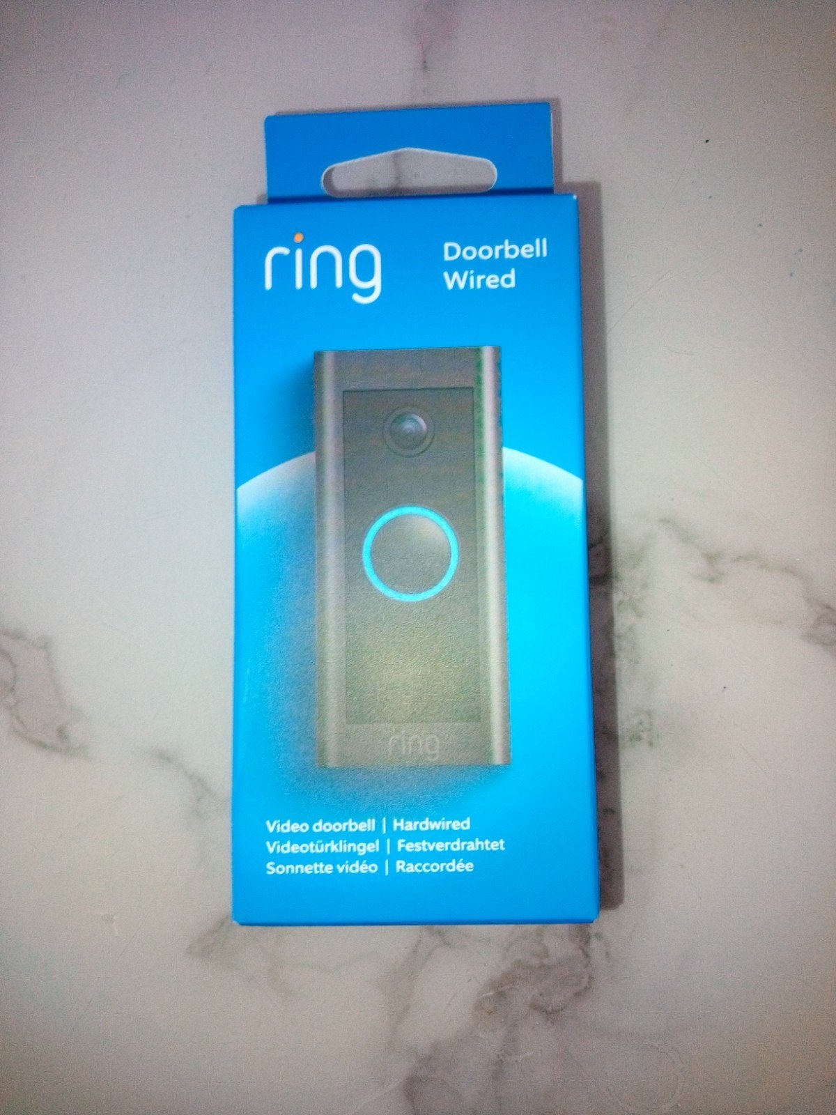 nieuwe ring video bedraad deurbel in nog dichte doos, Ophalen, Bewegingsdetectiesensor, Nieuw, Bedraad
