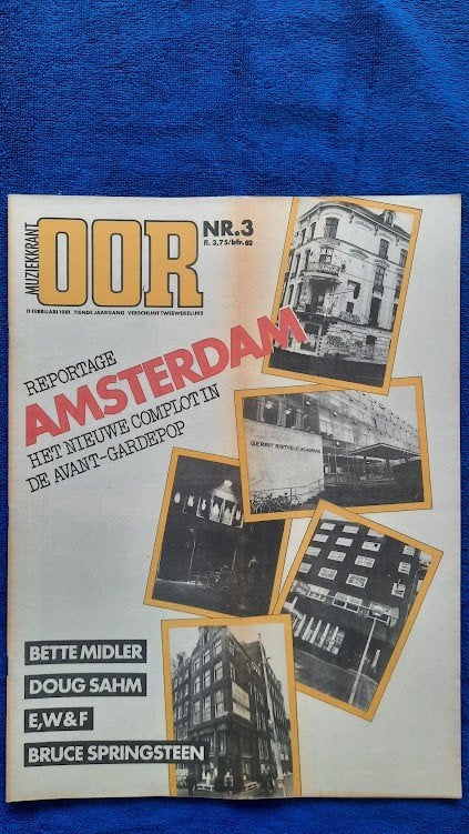 OOR 3-1981 Amsterdam reportage Jankel Midler EW&F Springstee, Ophalen of Verzenden, Zo goed als nieuw, Muziek, Film of Tv