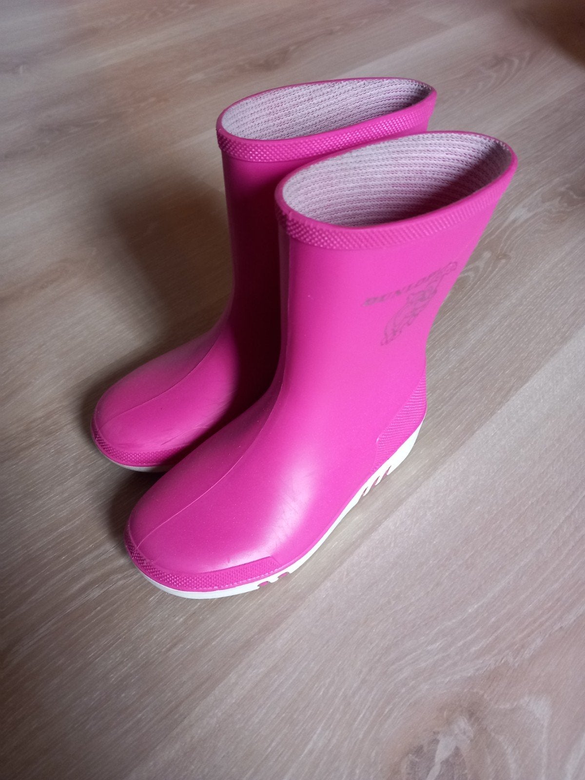 Roze Dunlop kinderlaarsjes maat 25, Ophalen of Verzenden, Zo goed als nieuw, Dunlop, Meisje