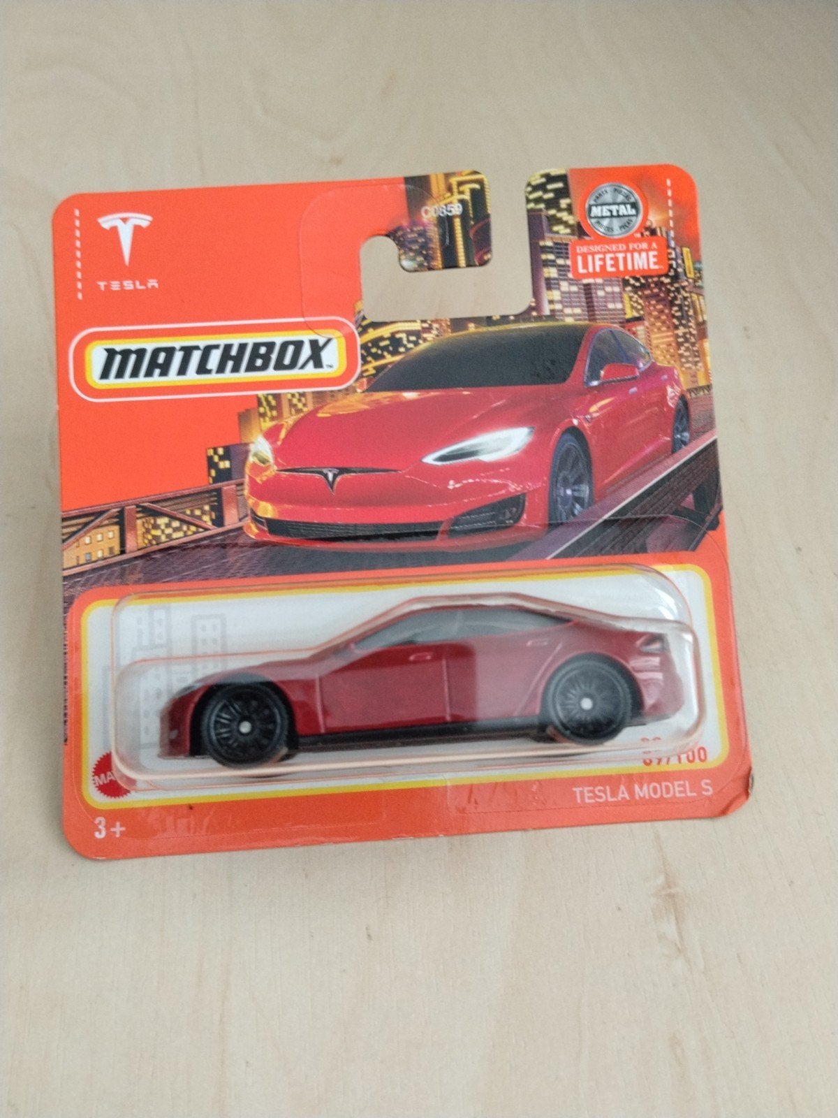 Matchbox Tesla model S, Ophalen of Verzenden, Nieuw, Auto
