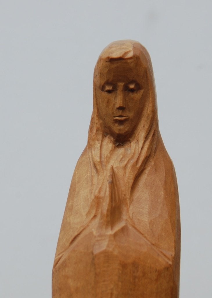 houtsnijwerk	  maria, Ophalen of Verzenden