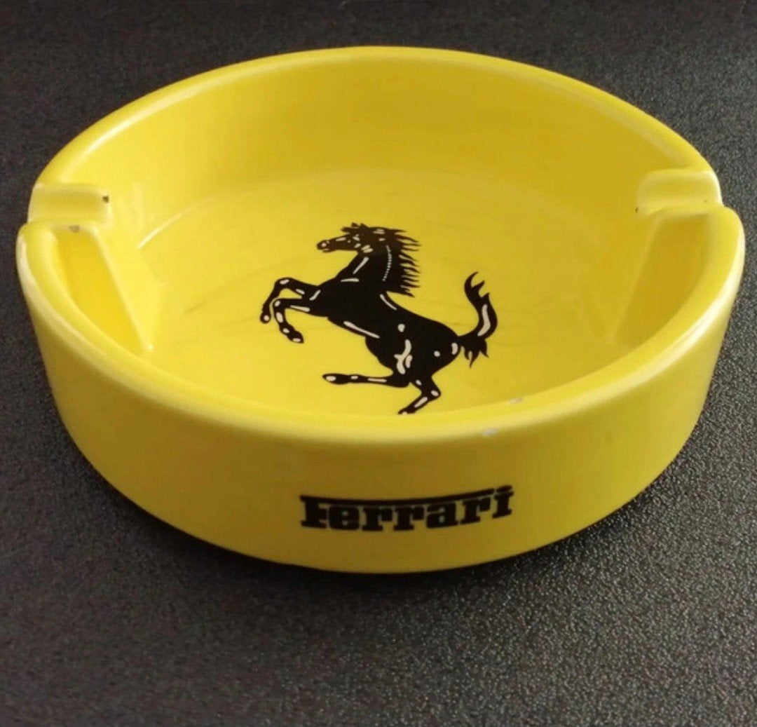 Ferrari asbak van Bitossi keramiek en Cartier portemonnee, Ophalen of Verzenden