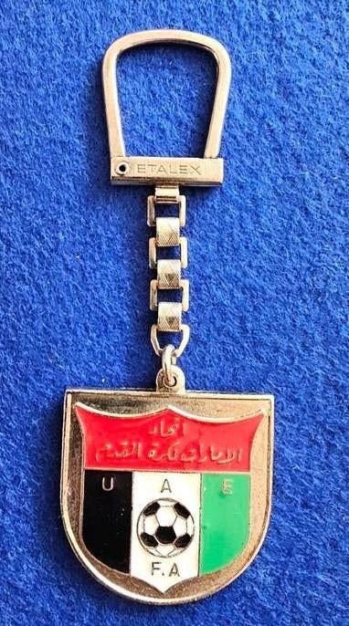 Sleutelhanger UAE F. A. Voetbalbond Ver. Arabische Emiraten, Ophalen of Verzenden, Nieuw, Buitenlandse clubs