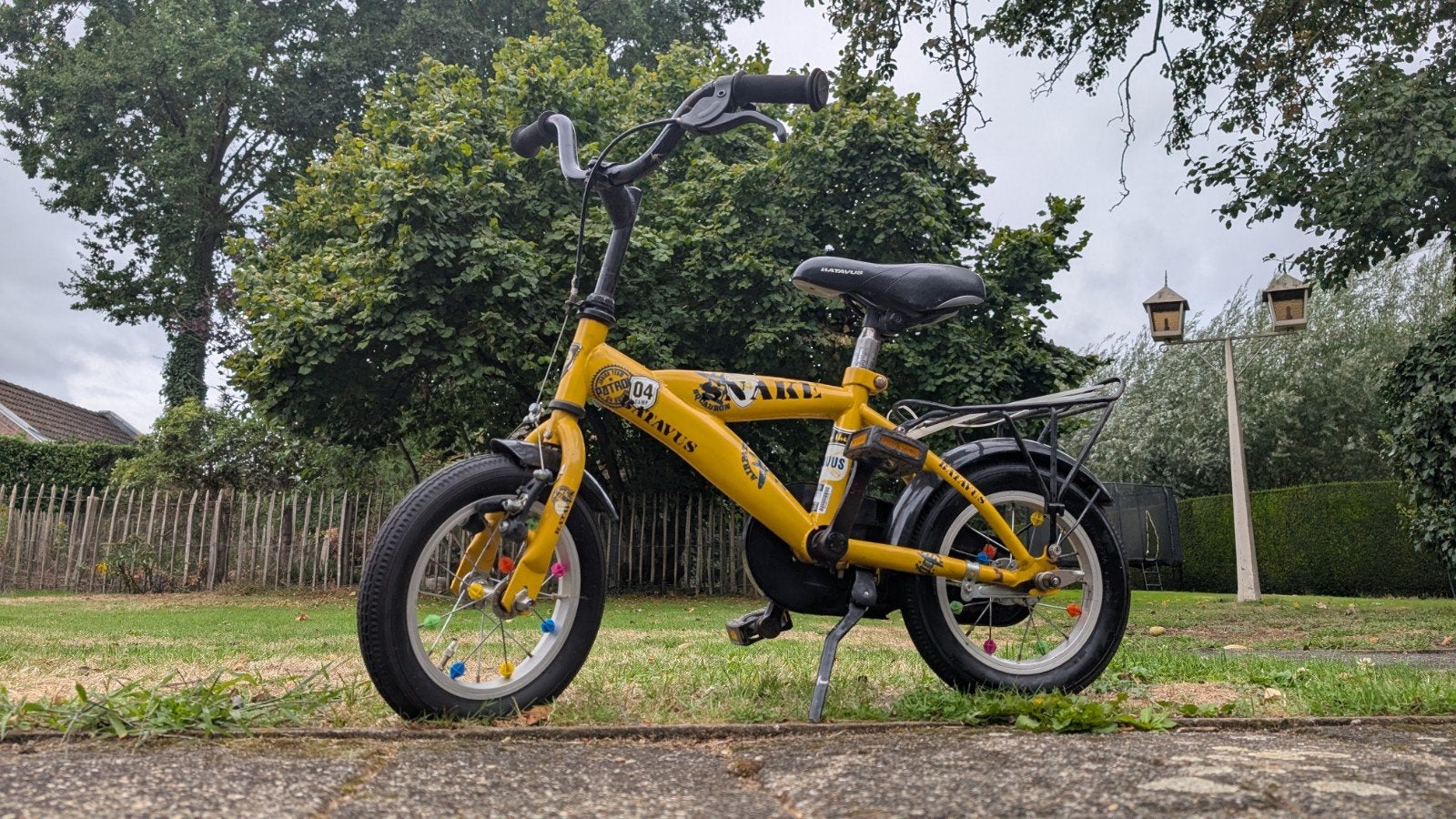 12 inch Batavus kinderfiets (Snake), Ophalen, Terugtraprem, Gebruikt, Minder dan 16 inch