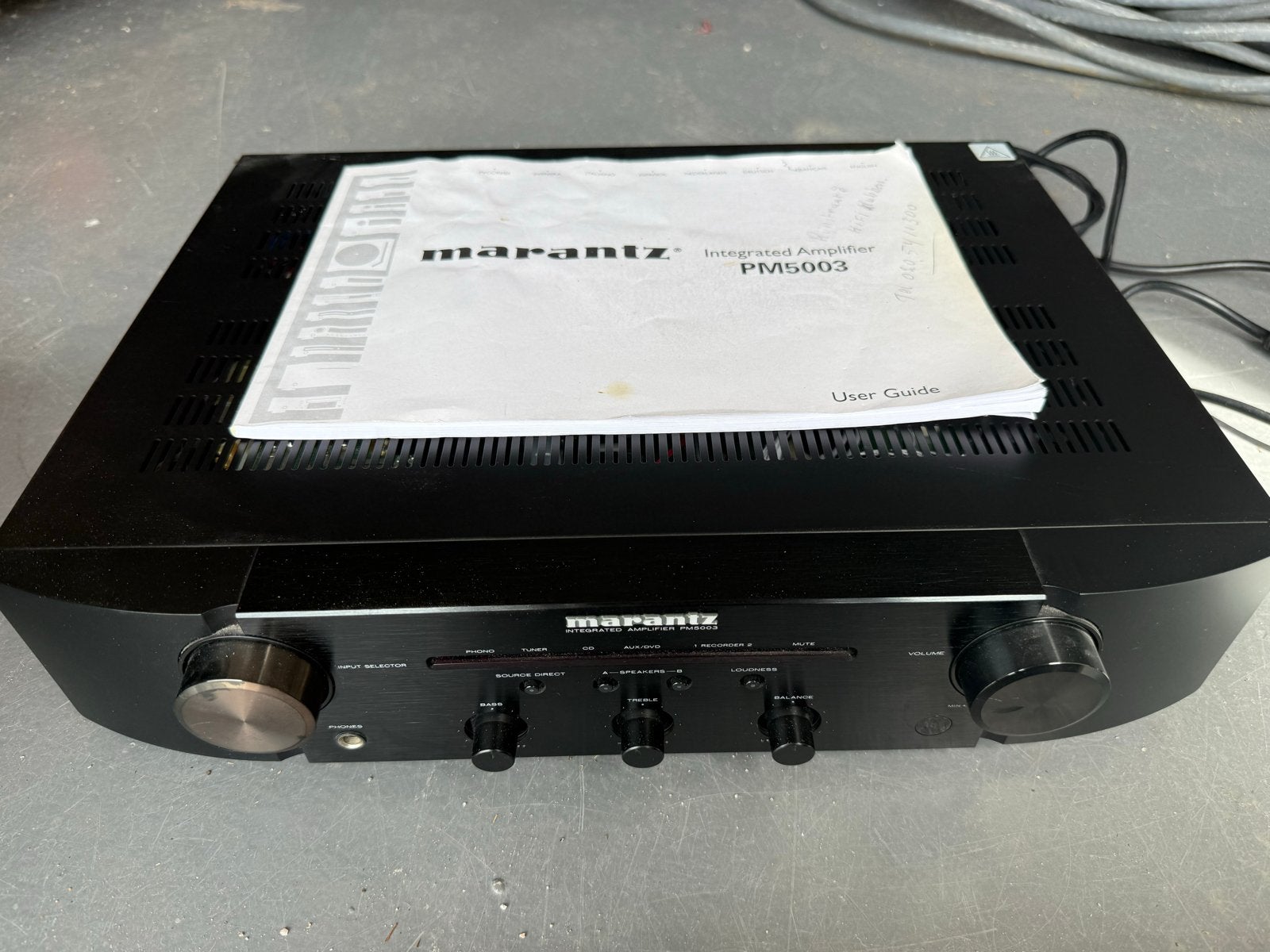 Marantz PM5003 Geïntegreerde Versterker - Zo goed als nieuw, Audio, Tv en Foto, Versterkers en Receivers, Zo goed als nieuw, 60 tot 120 watt