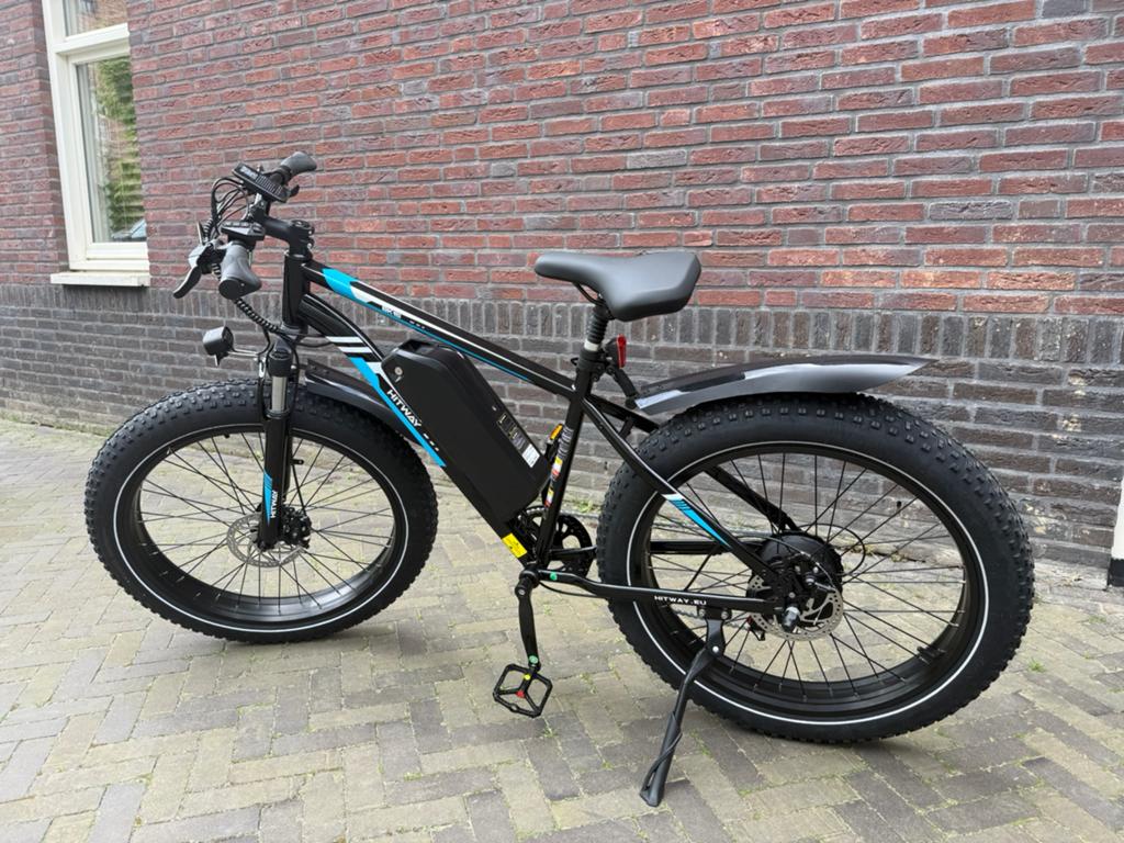 NIEUW: Elektrische mountainbike Hitway 26 inch, Fietsen en Brommers, Fietsen | Jongens, Versnellingen, Nieuw, Schijfrem, Ophalen