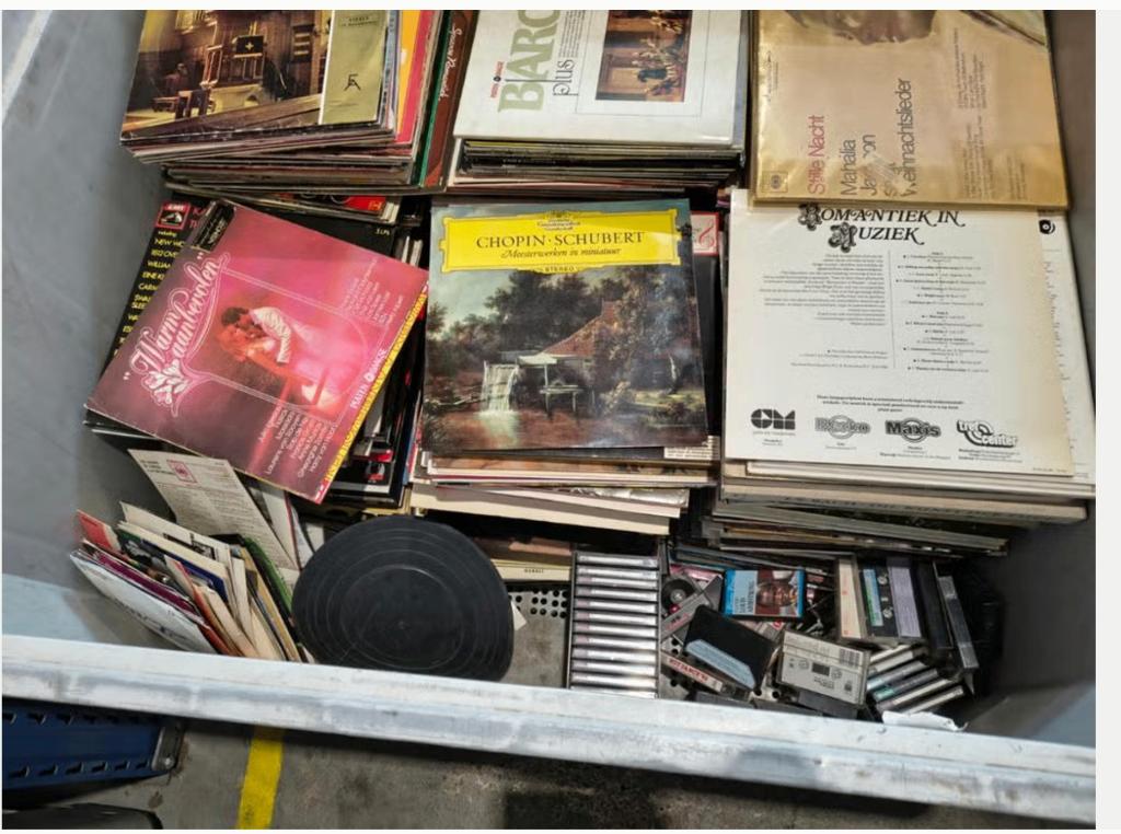 partij lp's en enkele singeltjes en cassettebandjes, Cd's en Dvd's, Vinyl | Pop, Ophalen, Gebruikt, Overige formaten