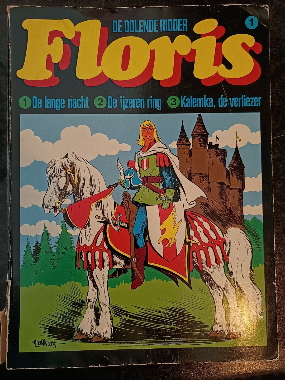 Floris De Dolende Ridder - Stripboek 1976, Eén stripboek, Ophalen of Verzenden, Gelezen