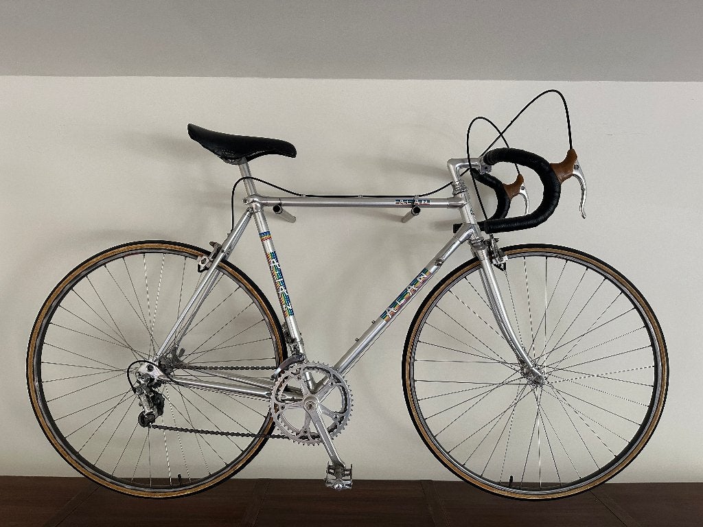 Alan 55 cm racefiets met Campagnolo Gran Sport, Fietsen en Brommers, Fietsen | Racefietsen, 28 inch, 10 tot 15 versnellingen, Velgrem