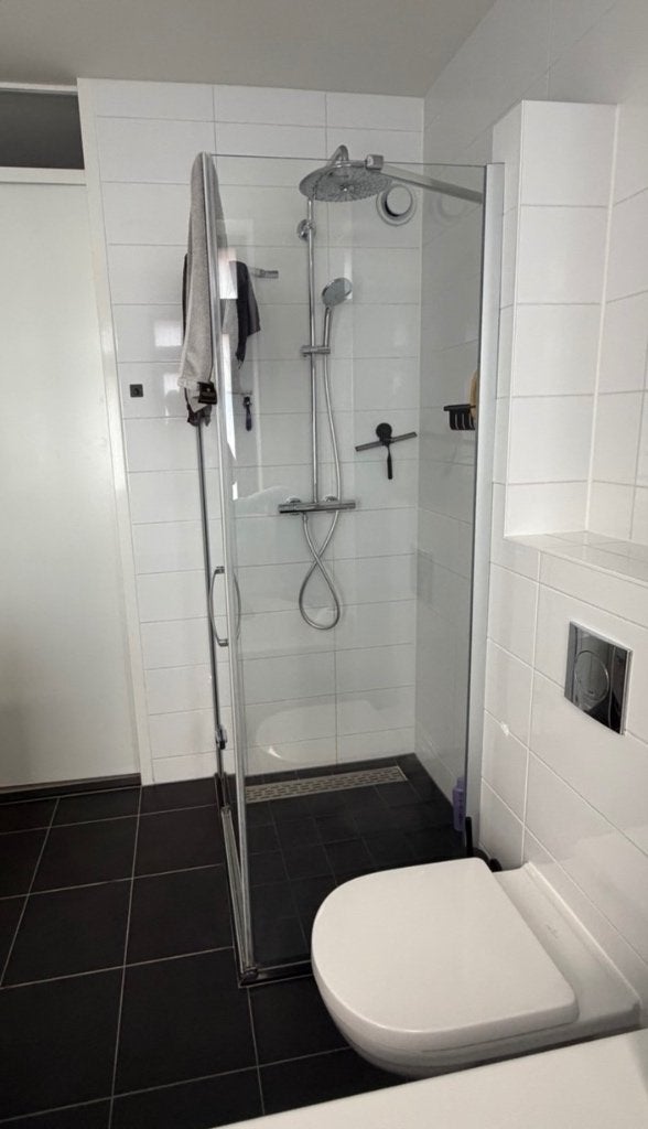 Douchewand + douchedeur, Doe-het-zelf en Verbouw, Sanitair, Ophalen, Gebruikt, Glas, Douche