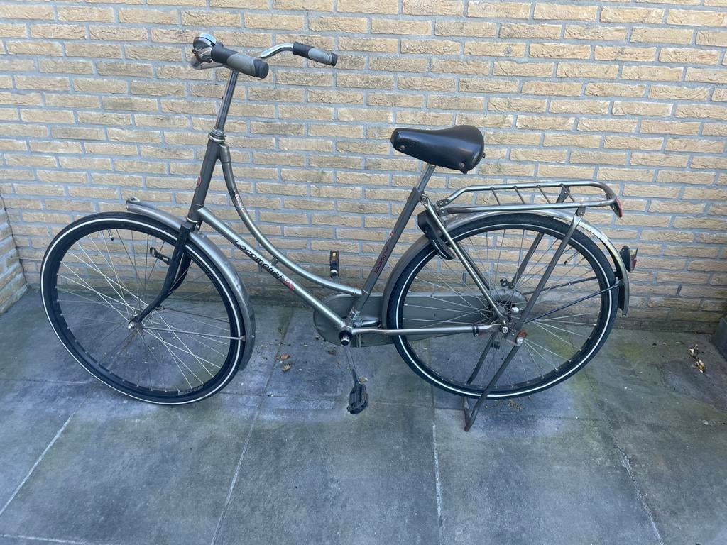 Stationsfiets, Fietsen en Brommers, Terugtraprem, Gebruikt, 47 tot 50 cm, Ophalen