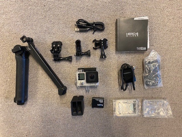 GoPro Hero 4 Silver actiecamera, Ophalen, Gebruikt, GoPro