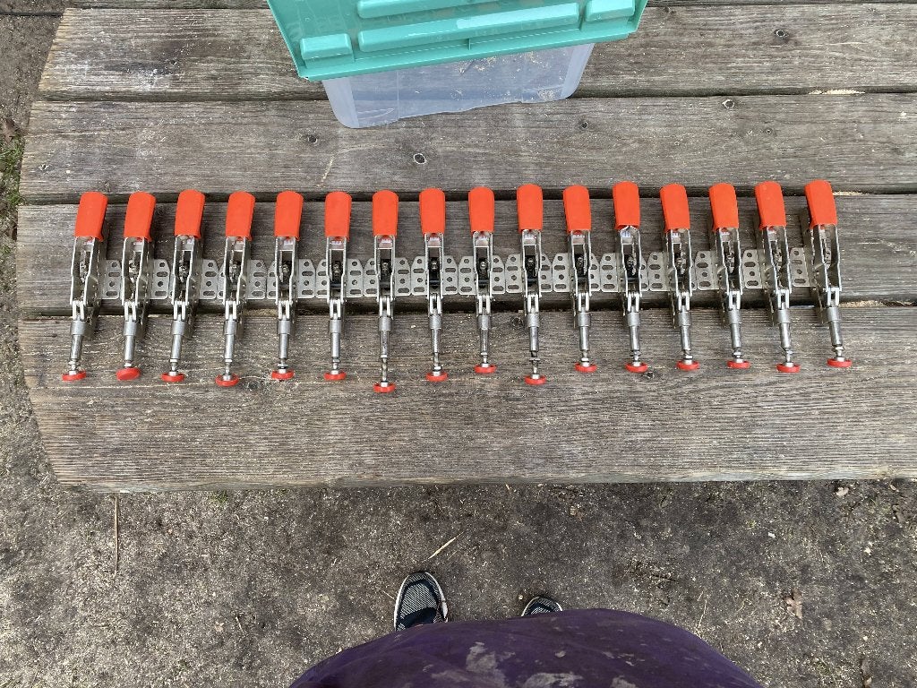 BESSEY lijmklemmen/snelspanklemmen, Ophalen of Verzenden, Zo goed als nieuw