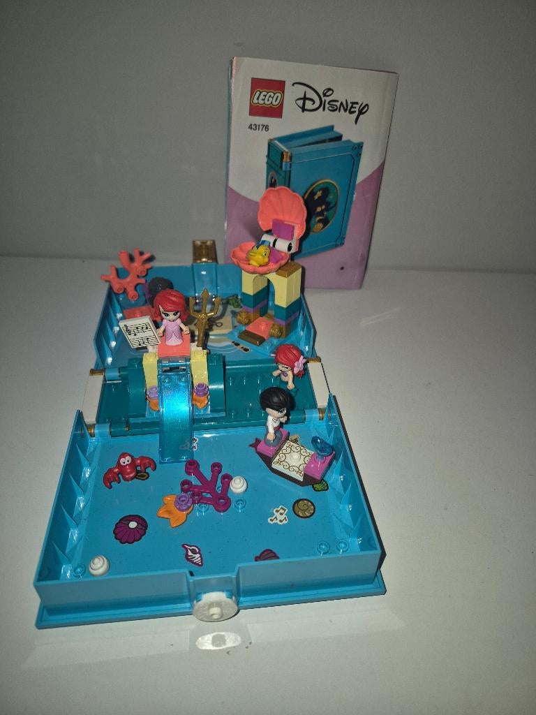 Lego Disney Ariel 43176 met boekje, Ophalen of Verzenden, Gebruikt, Complete set, Lego