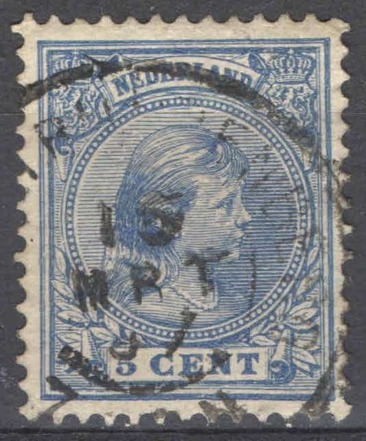 Nederland NVPH nr 35 gestempeld Prinses Wilhelmina 1891, Ophalen of Verzenden, T/m 1940, Gestempeld