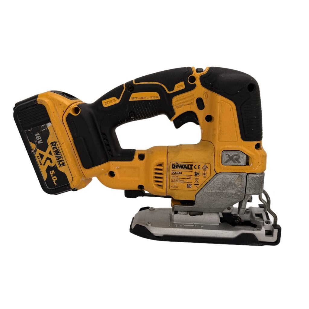 Dewalt DCS334 18V XR Brushless Decoupeerzaag | Incl Accu, Doe-het-zelf en Verbouw, Gereedschap | Zaagmachines, Dewalt, Gebruikt