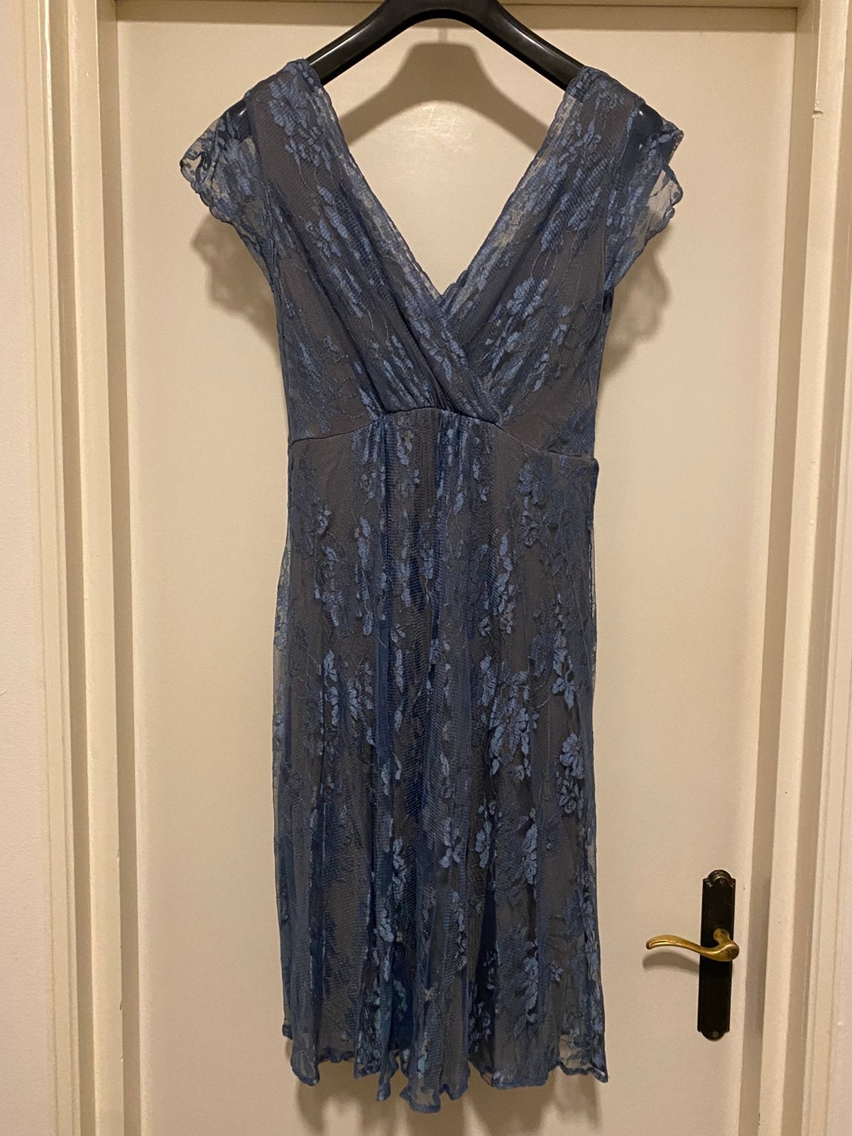 TIFFANY ROSE VOILE JURKJE 3/40-42 (36-38), Kleding | Dames, Jurken, Maat 38/40 (M), Blauw, Ophalen of Verzenden, Gedragen