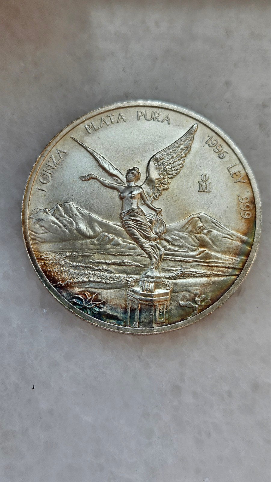 1 ounce libertad 1996, Postzegels en Munten, Edelmetalen en Baren, Ophalen of Verzenden, Zilver