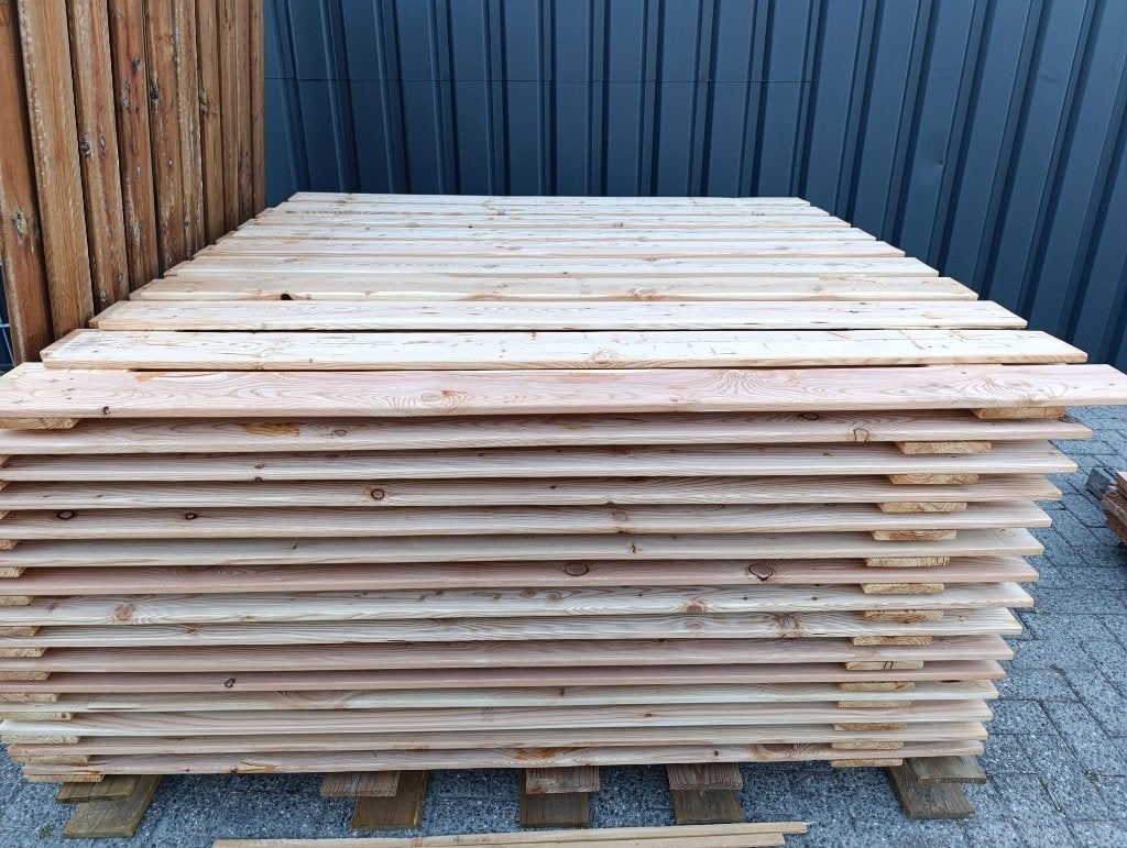 Douglas schutting paneel 21-planks – 180 x 180 cm – 16 mm, Ophalen, 1 tot 2 meter, Minder dan 3 meter, .