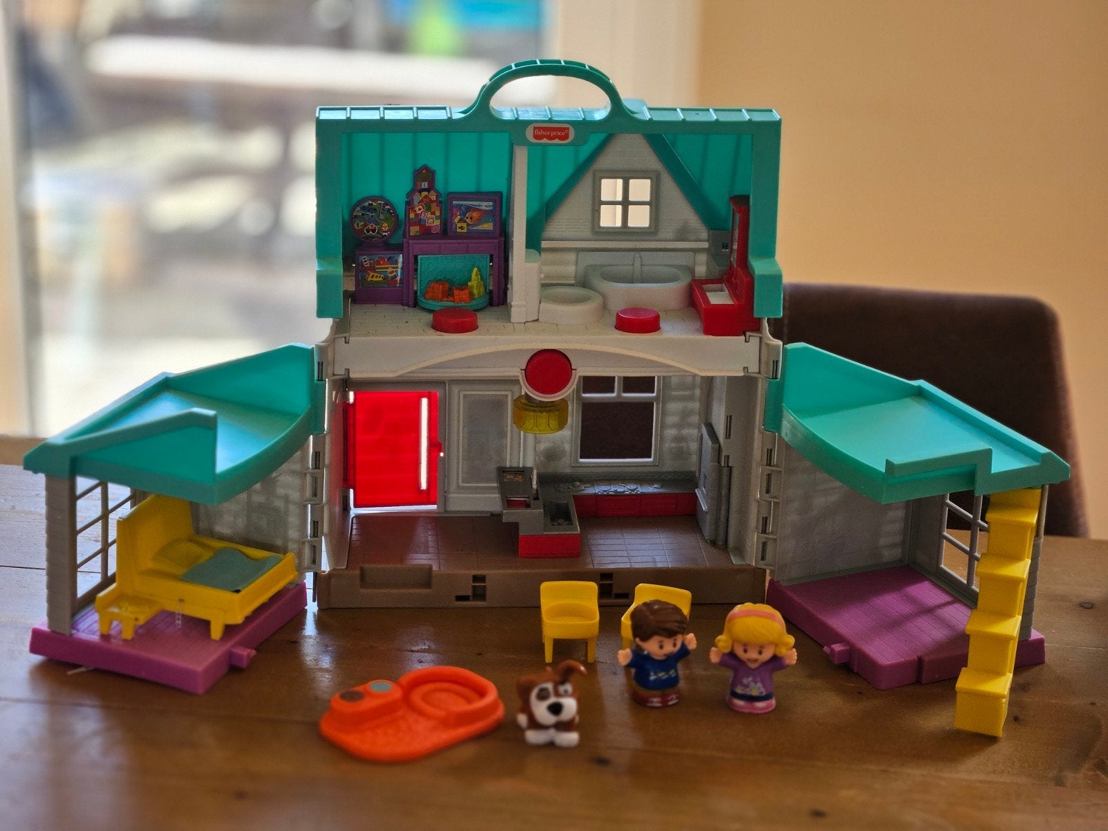 Fisher-Price Little People Speelhuis Draagbaar, Ophalen, Gebruikt, Speelset