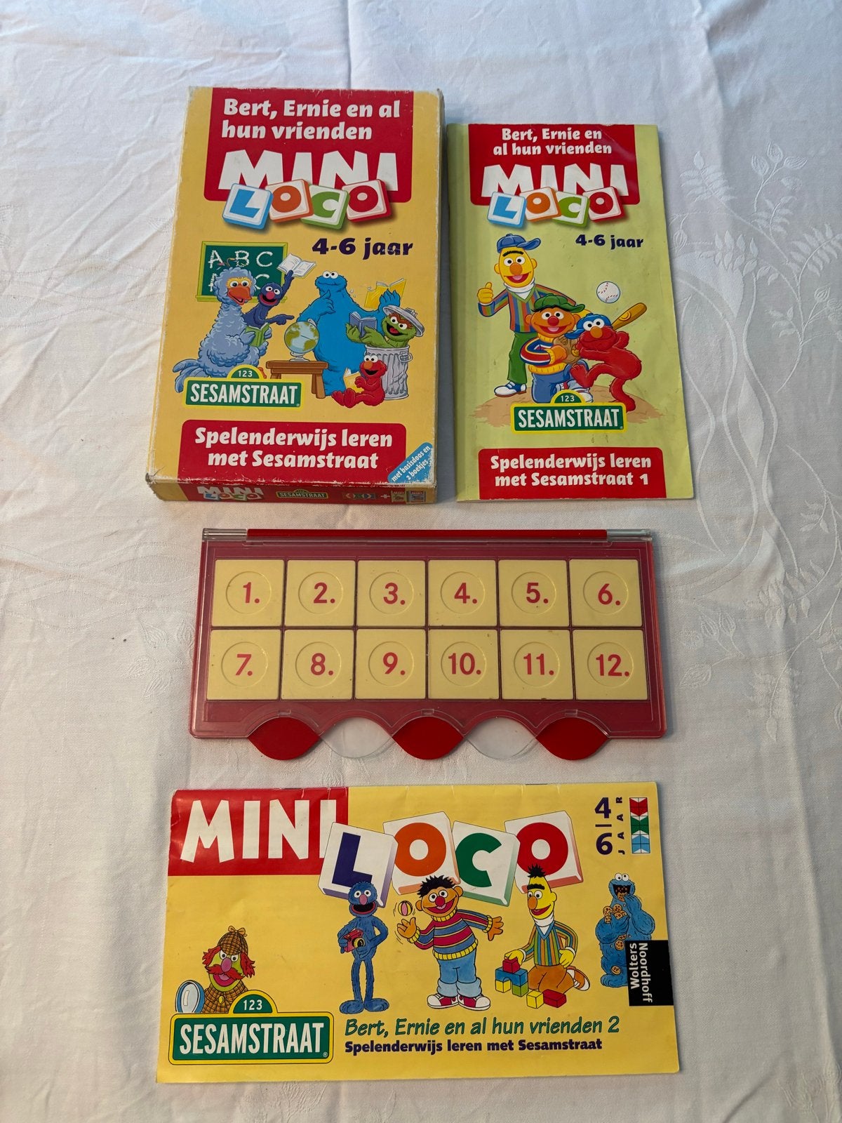 Mini Loco Sesamstraat Spelenderwijs Leren 4-6 jaar, Ophalen of Verzenden, Gebruikt, Puzzelen