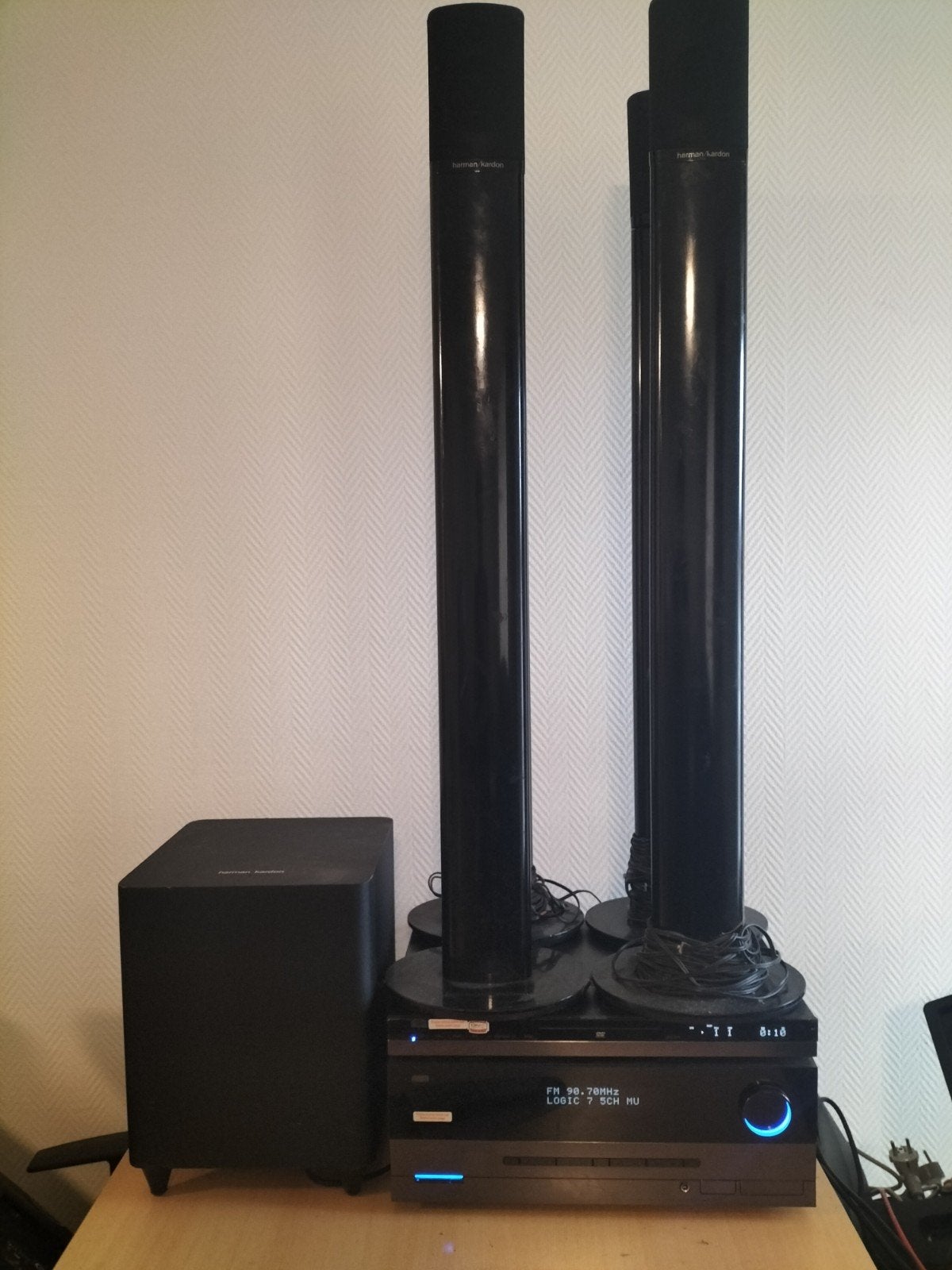 Harman Kardon Home Cinema Set met DVD-speler en 5.1 systeem, Gebruikt, 70 watt of meer, 5.1-systeem, Dvd-speler