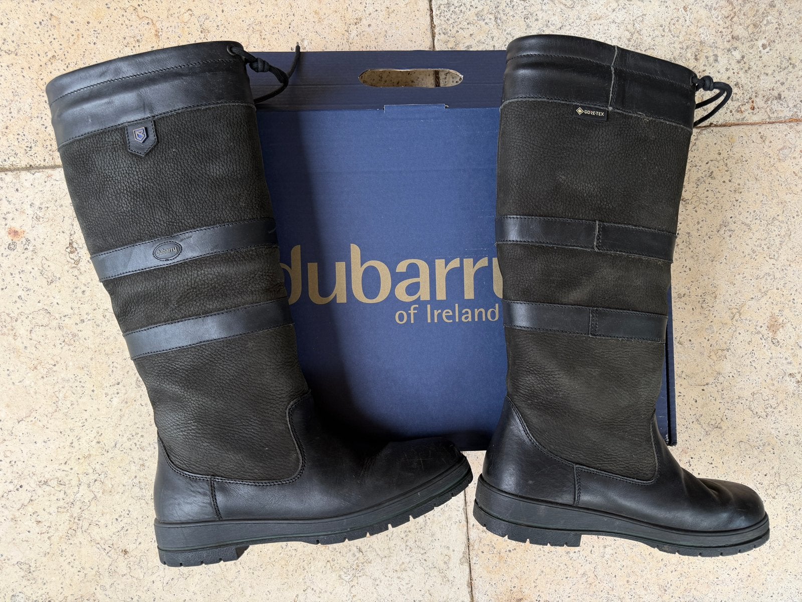 Dubarry Galway laarzen, maat 42, Verzenden, Gedragen, Zwart