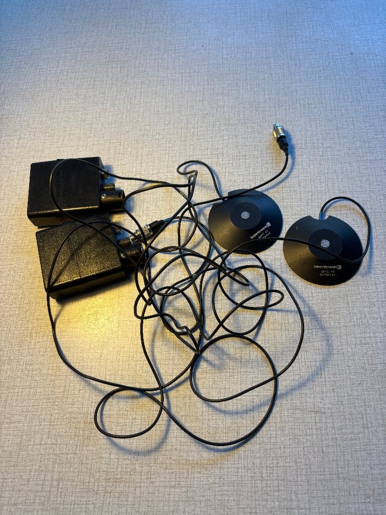Grensvlakmicrofoons beyerdynamic mpc 40 set, Ophalen of Verzenden, Gebruikt, Studiomicrofoon