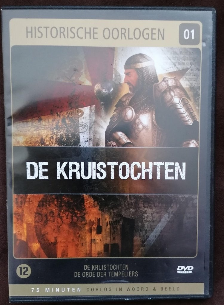 DVD Historische oorlogen - De Kruistochten, Alle leeftijden, Ophalen of Verzenden, Zo goed als nieuw