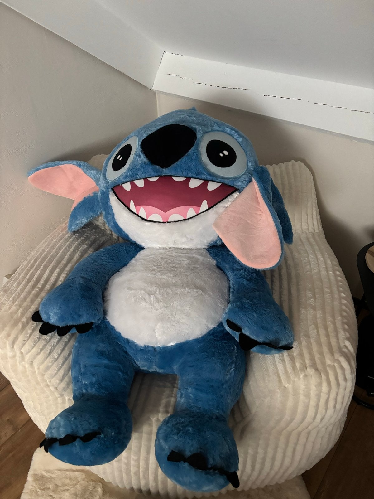 Grote Disney Stitch Knuffel - Zo goed als nieuw, Ophalen, Disney, Overige typen, Blauw