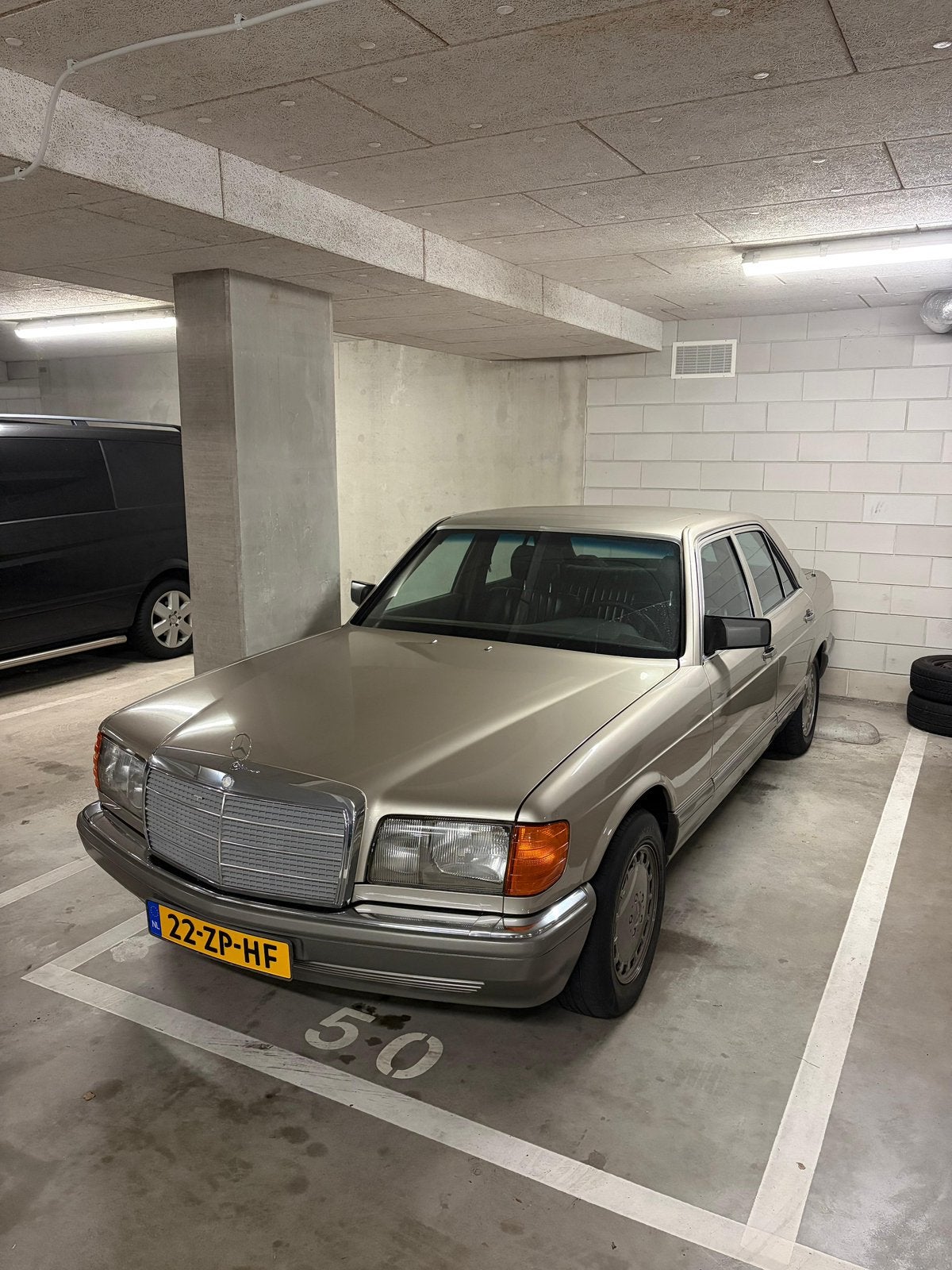 Mercedes-Benz S-Klasse 2.6 260 SE AUT 1987 Grijs, Automaat, Achterwielaandrijving, 1559 kg, Bedrijf