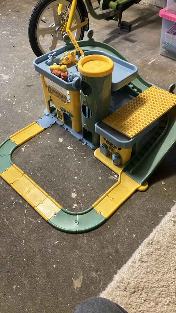 Viking Toys Garage met baan - Gerecycled plastic, Ophalen
