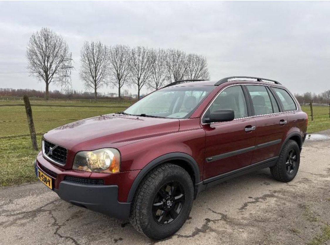 Volvo XC90 2.5 T Geartronic 2003 Rood, Auto's, 2521 cc, Bedrijf, Vierwielaandrijving, 2250 kg