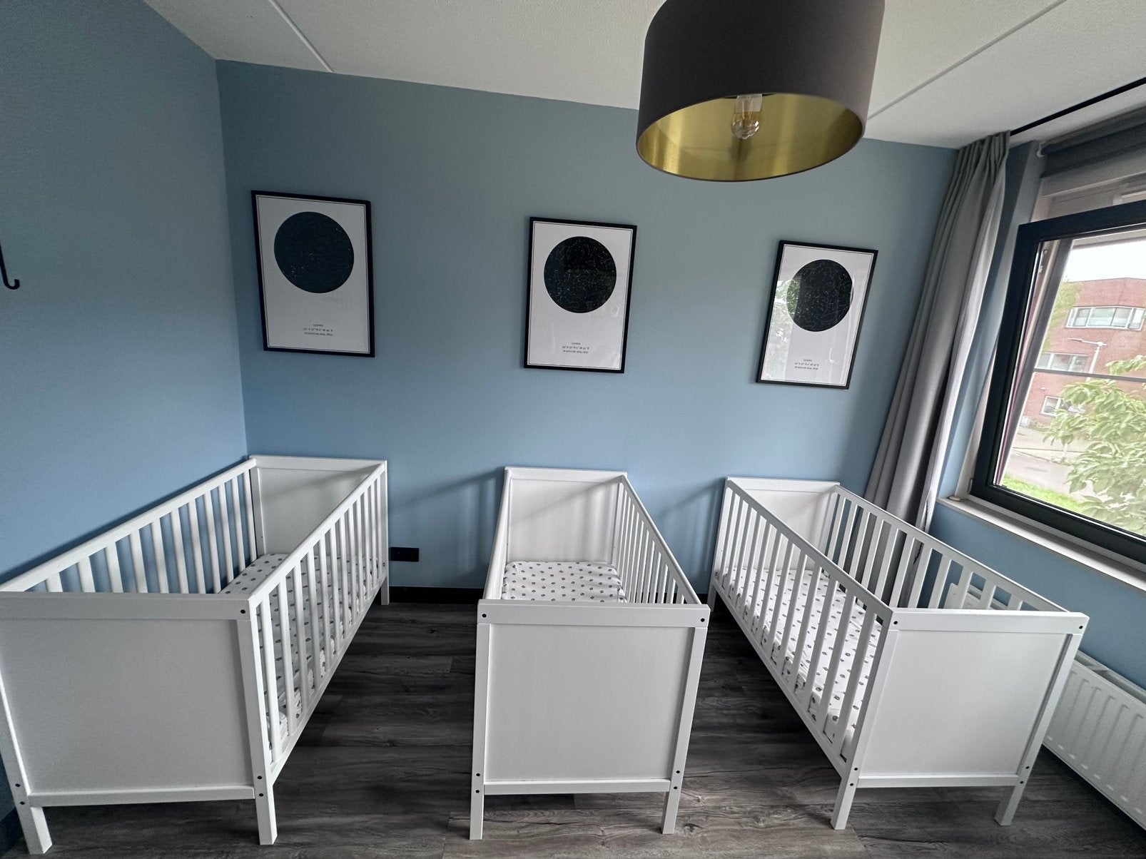 3x IKEA Sundvik ledikant/babybedje wit 60x120cm met matras, Ophalen, Gebruikt, Minder dan 140 cm, Matras