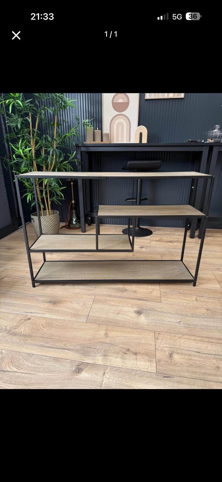 Sidetable, Huis en Inrichting, Ophalen, 100 tot 150 cm, Zo goed als nieuw, 25 tot 50 cm