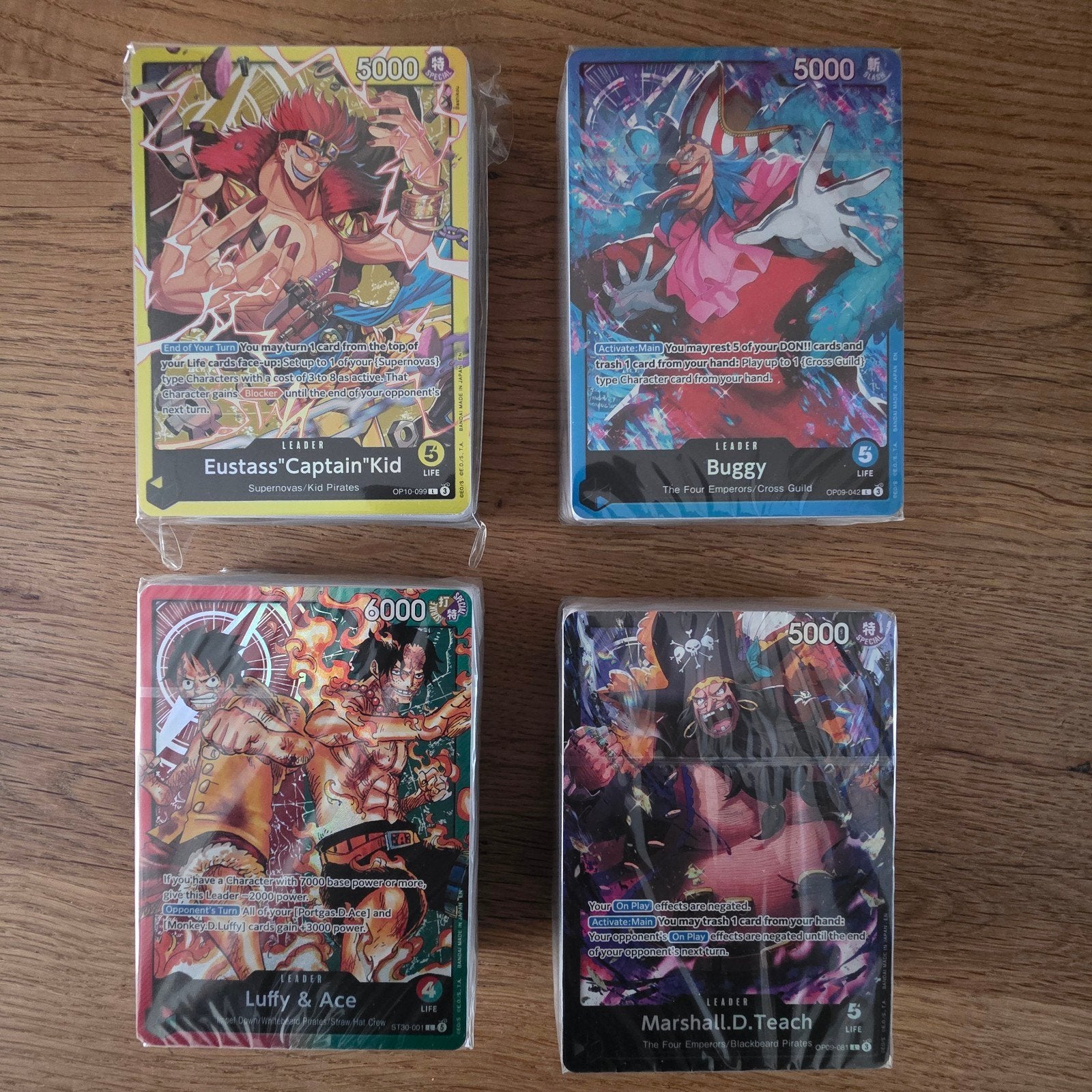 One Piece TCG sealed decks, Ophalen of Verzenden, Nieuw, Meerdere kaarten