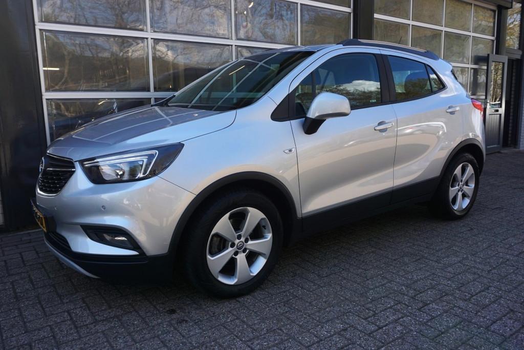 Opel Mokka X 1.4 Turbo Edition trekhaak/Cruise! (bj 2018), Auto's, Opel, Voorwielaandrijving, Stof, Gebruikt, Euro 6