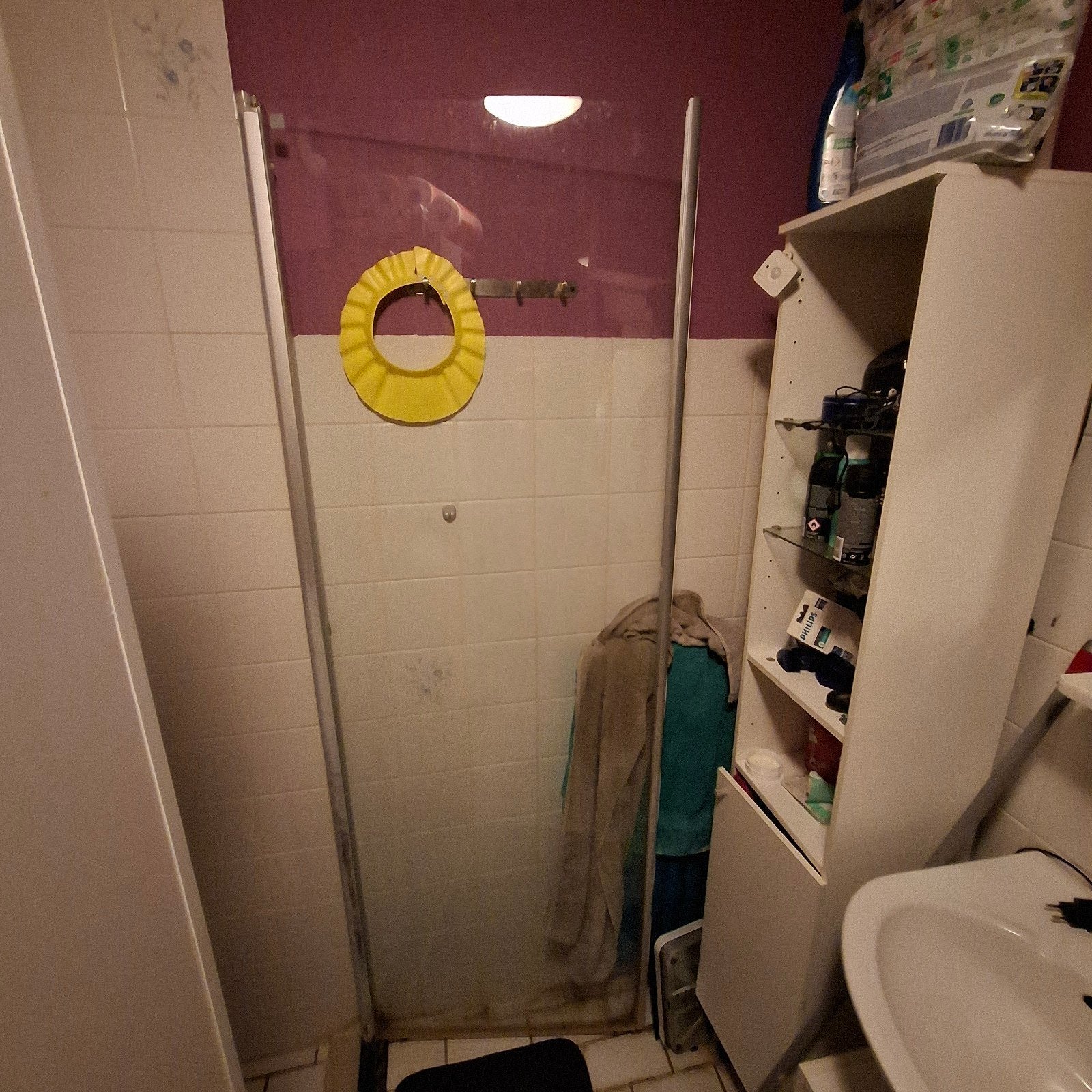 Douchedeur Sealskin, Huis en Inrichting, Ophalen, Gebruikt, Met douche