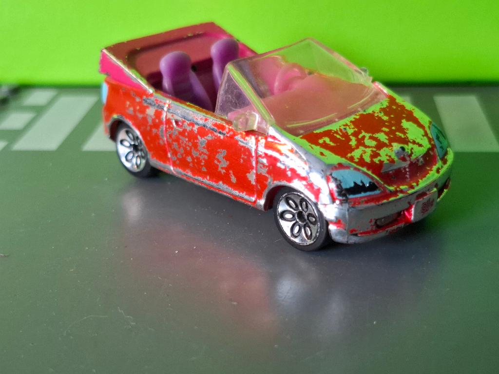 Mattel - Polly Pocket Cabrio [rood] 4, Ophalen of Verzenden, Gebruikt, Auto