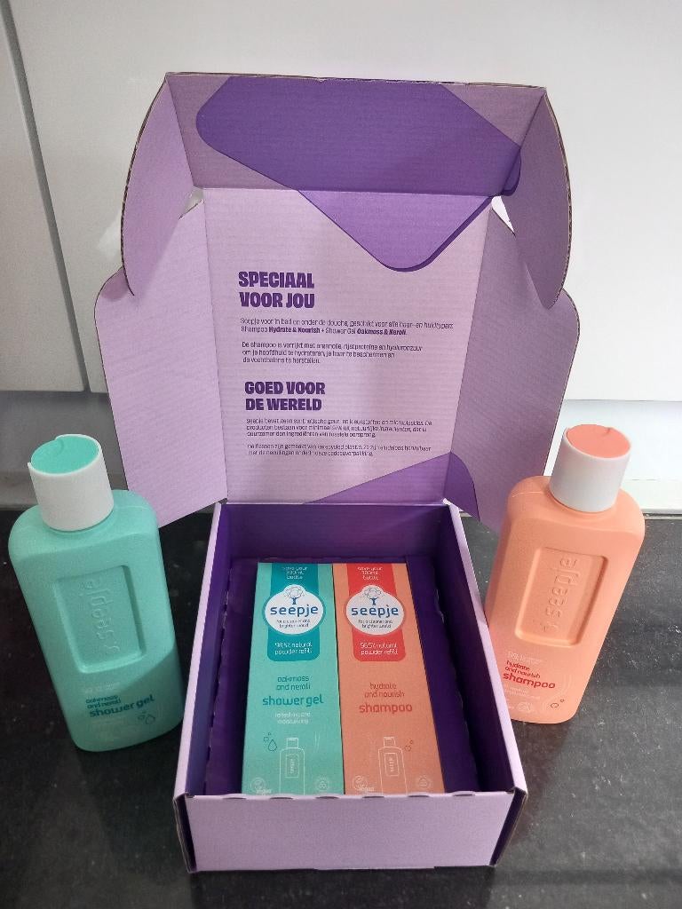 Seepje luxe duoset Shampoo en Shower Gel spiksplinternieuw!!, Sieraden, Tassen en Uiterlijk, Ophalen of Verzenden, Nieuw, Bad & Douche