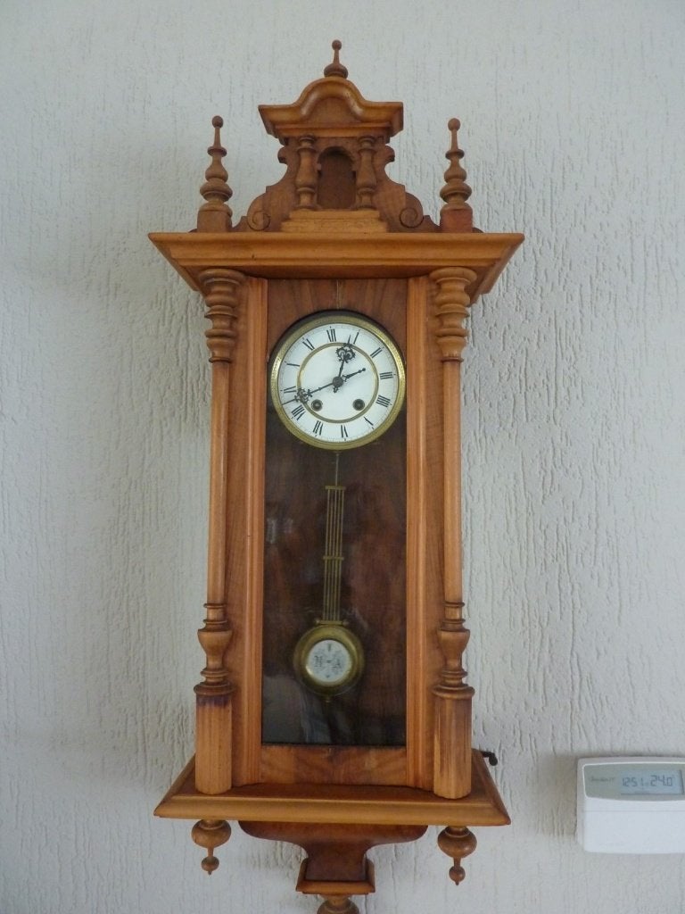 antieke klok, Ophalen