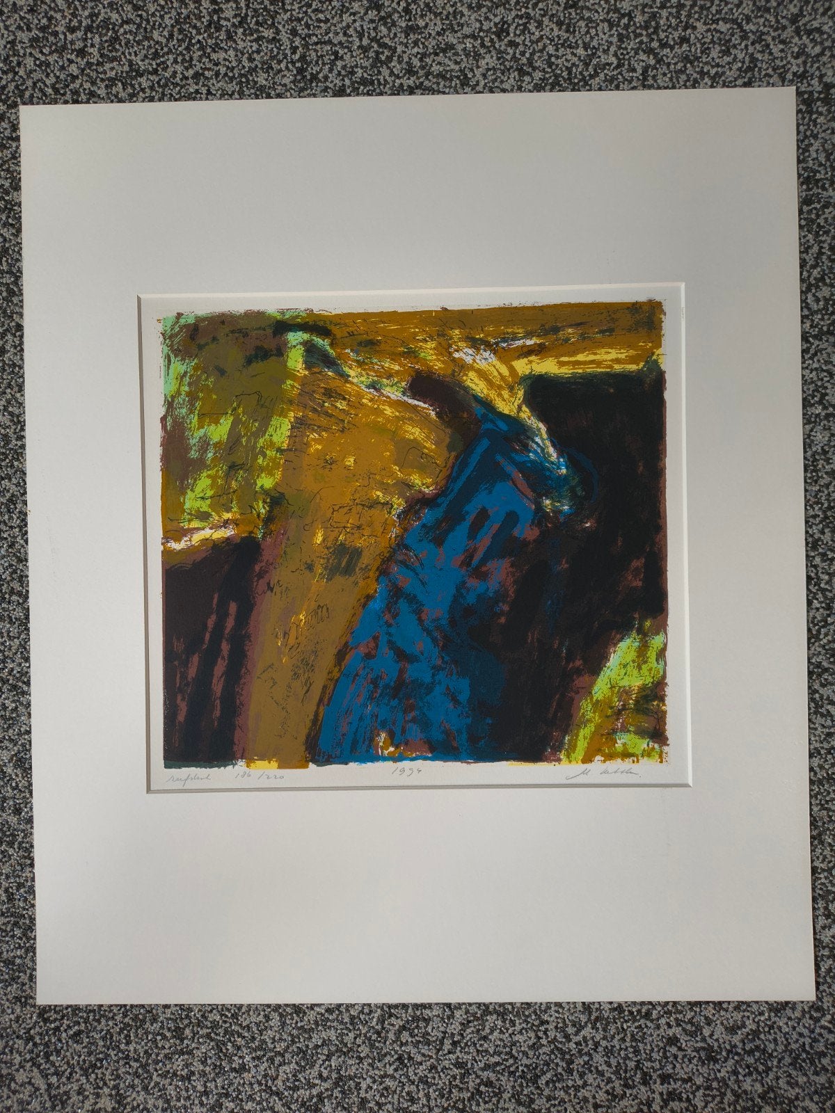 4 Originele Zeefdrukken excl lijst, Ophalen, Abstract