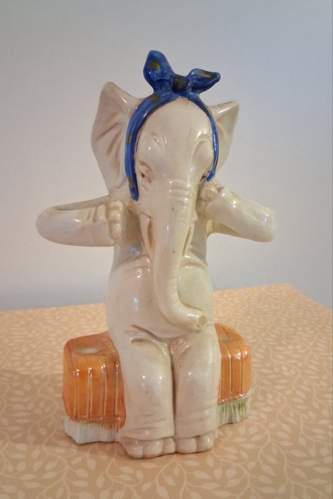 Zeldzaam 1950 vintage Olifant tandenborstelhouder.
perfecte, Ophalen of Verzenden, Gebruikt, Dier